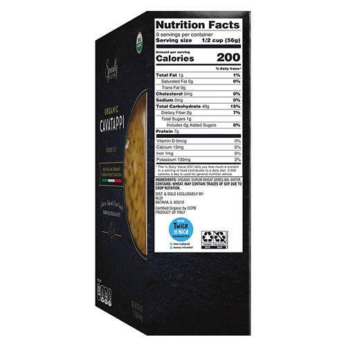 Specially Selected Organic Cavatappi Bronze Cut Pasta, 16 oz